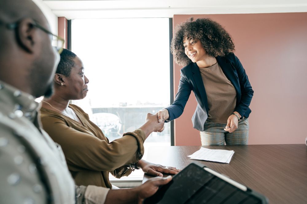 Handshake After Interview — St. Louis, MO — NAACP St. Louis County