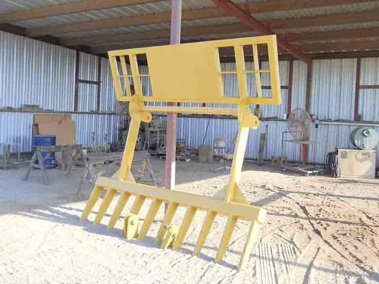Pin-On Stacker Rake with Plated Radiator Guard