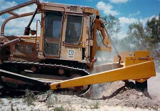 Trunnion Plow Installed