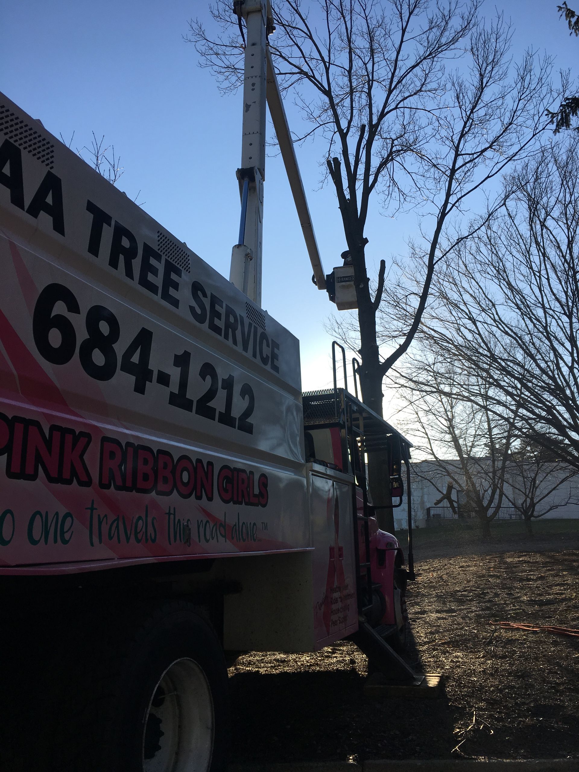 Tree Service Truck — Dayton, OH — AAA Tree and Landscaping
