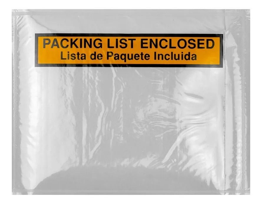 PACKING LIST ENCLOSED CANGURO 18X14 CM CON 100 PIEZAS