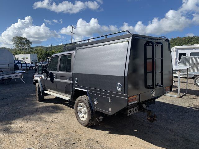 Work Ute with Custom Built Tray Canopy — Trailers on the Sunshine Coast