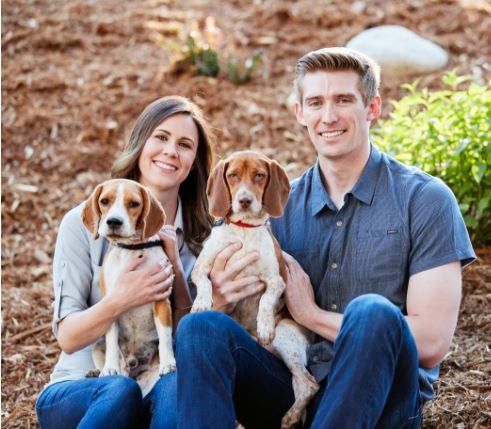 Dr. Greg Ardary, Wife Lynea and Two Dogs, Leo and Odie!