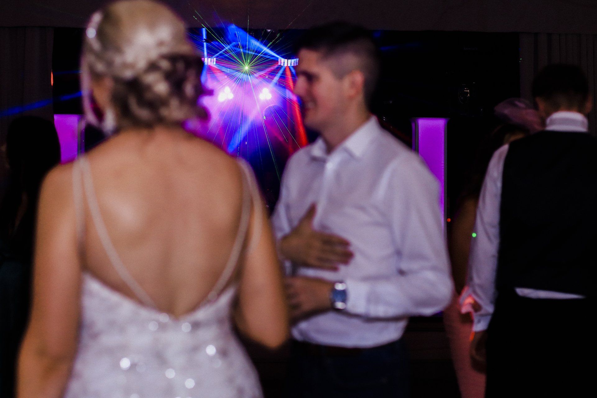 Spectrum DJ & Lighting Hire at the wedding in Brook Hall Hotel Cheshire