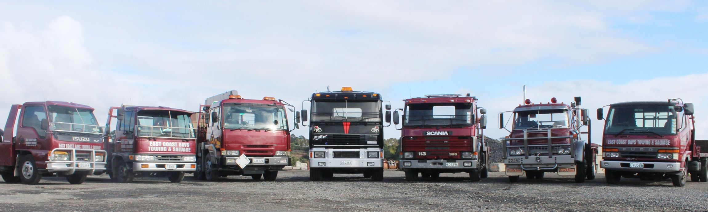 Towing vehicles used by the professionals
