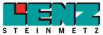 Ein blau-rotes Logo für Heinz Steinmetz