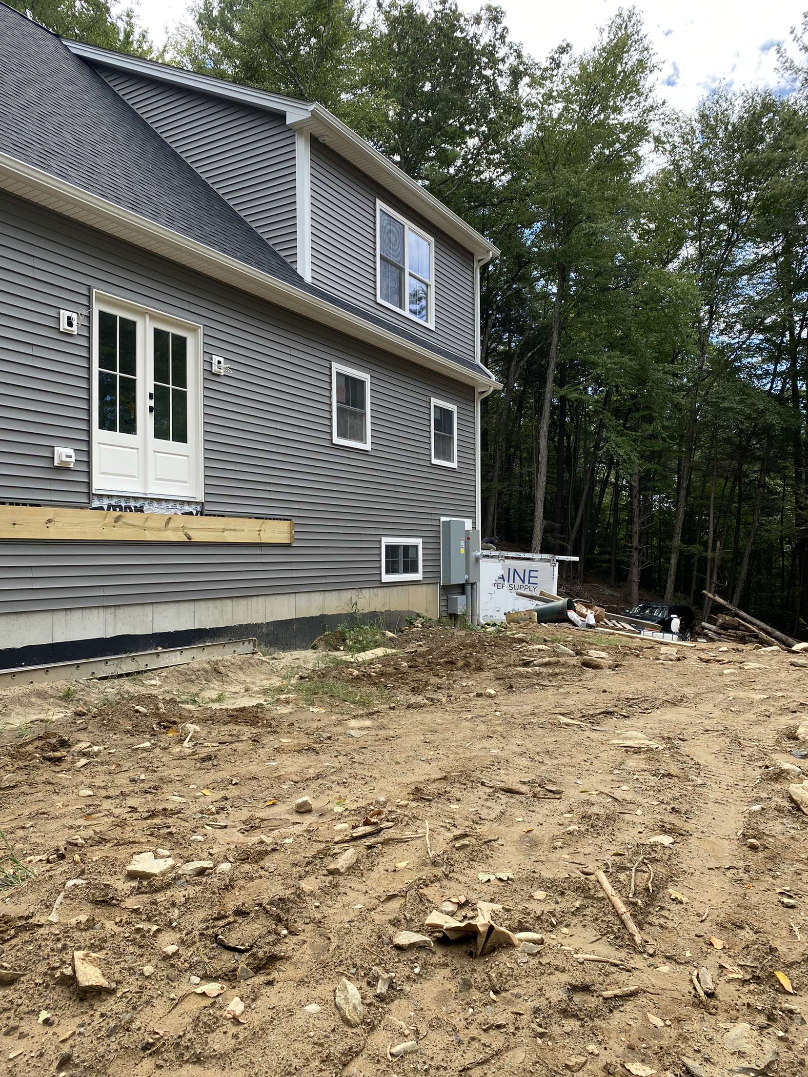 Westfield residential home makeover with seamless aluminum gutters.