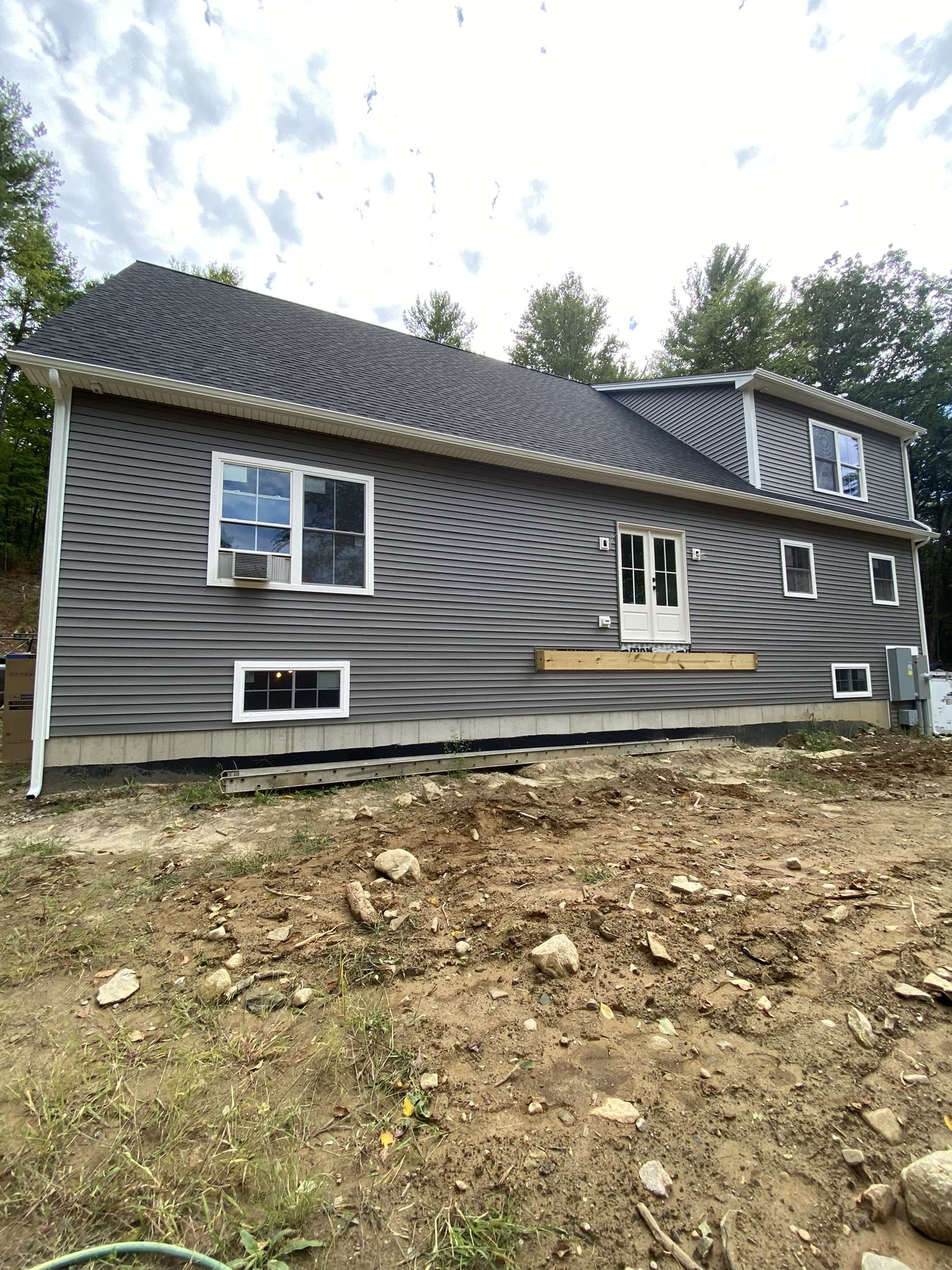 Westfield residential home makeover with aluminum seamless gutters.