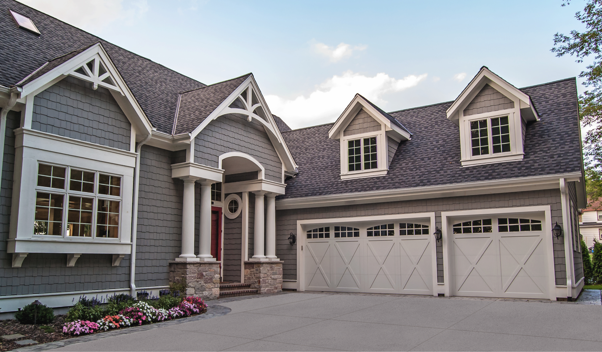 Overlay Carriage House Garage Doors