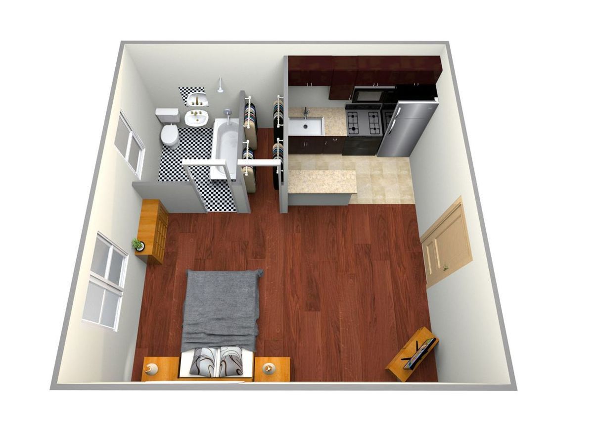 Floor Plan: Studio