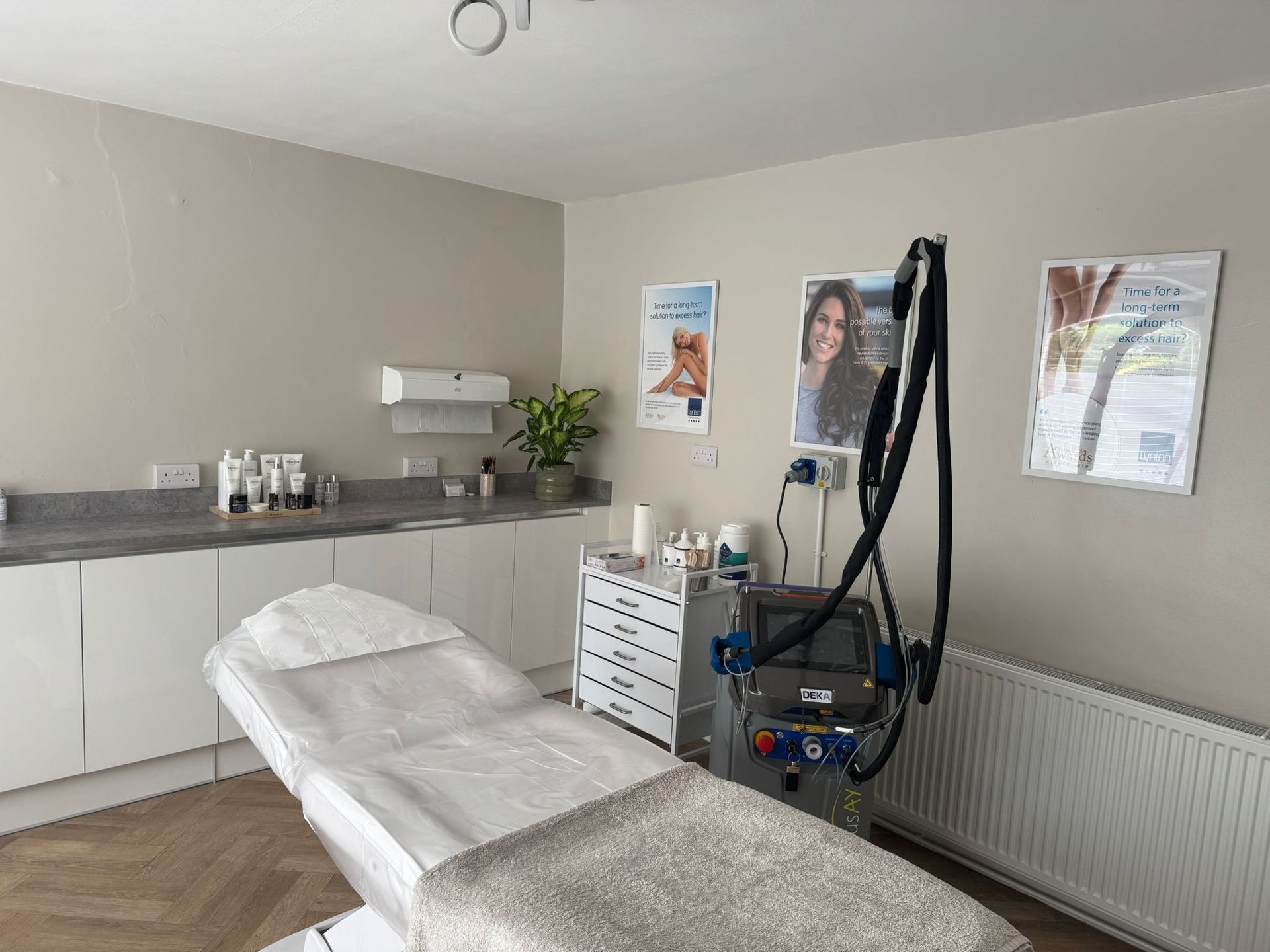 Pain-free laser hair removal with Motus AY in Ashover, Matlock