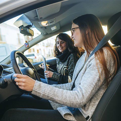 Driving Instructor Teaching A Student — ABC Driving School in Central Coast NSW