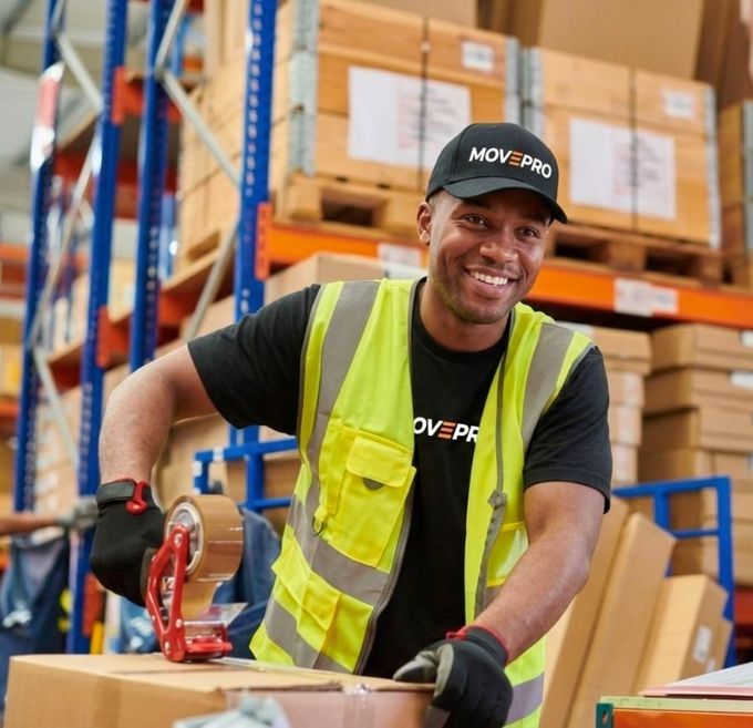 Friendly MovePro team member providing professional moving services in Fort Wayne