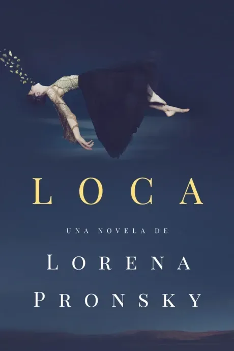 Mujer flotando en el cielo, portada del libro