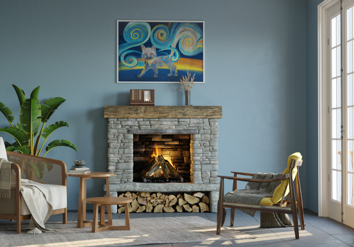 A Living Room with A Fireplace | Pacific, MO | CraftMasters