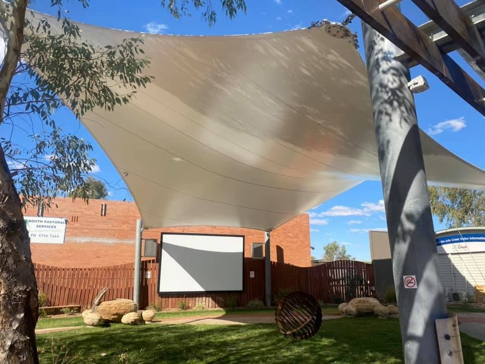 Park Waterproof Shade Sail Installation — Professional Shade Sail Installation in Garbutt, QLD