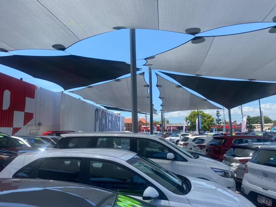 Shades Above Cars — Professional Shade Sail Installation in Garbutt, QLD