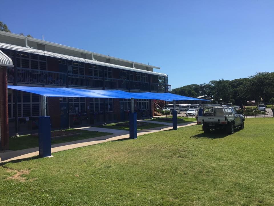 Building Pathway Shade — Professional Shade Sail Installation in North Queensland, QLD