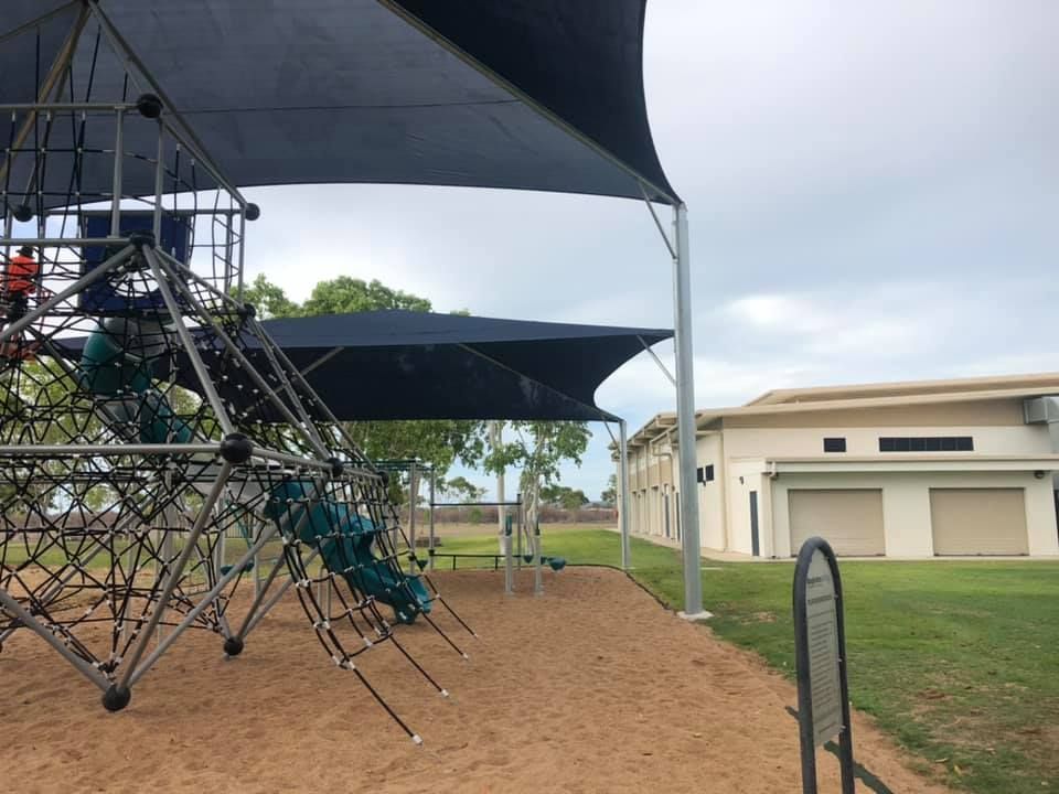 Large Playground Umbrellas — Professional Shade Sail Installation in Ayr, QLD