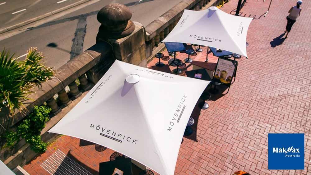 Movenpick Umbrella — Professional Shade Sail Installation in Garbutt, QLD