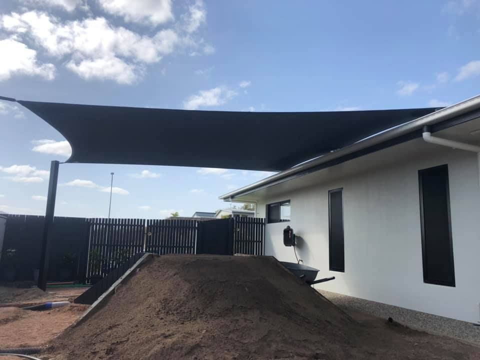 Shade Sail for Construction Area — Professional Shade Sail Installation in Mount Isa, QLD