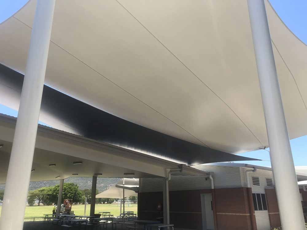 Waterproof Shade — Professional Shade Sail Installation in Garbutt, QLD