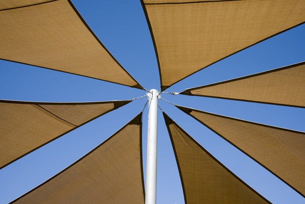 Brown Shade Sail — Professional Shade Sail Installation in Maroochydore, QLD
