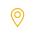 A yellow pin icon on a white background.