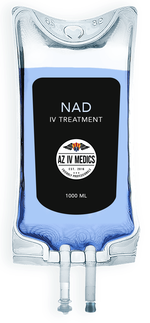 A bag of NAD+ IV