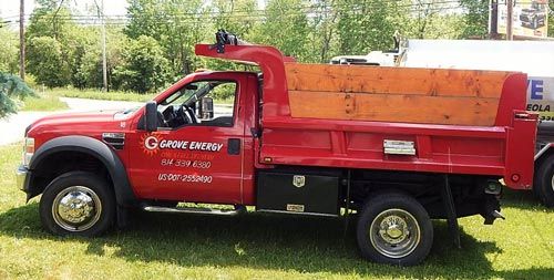 Red truck — Home heating oil in Osceola Mills, PA