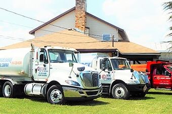 White trucks — Home heating oil in Osceola Mills, PA