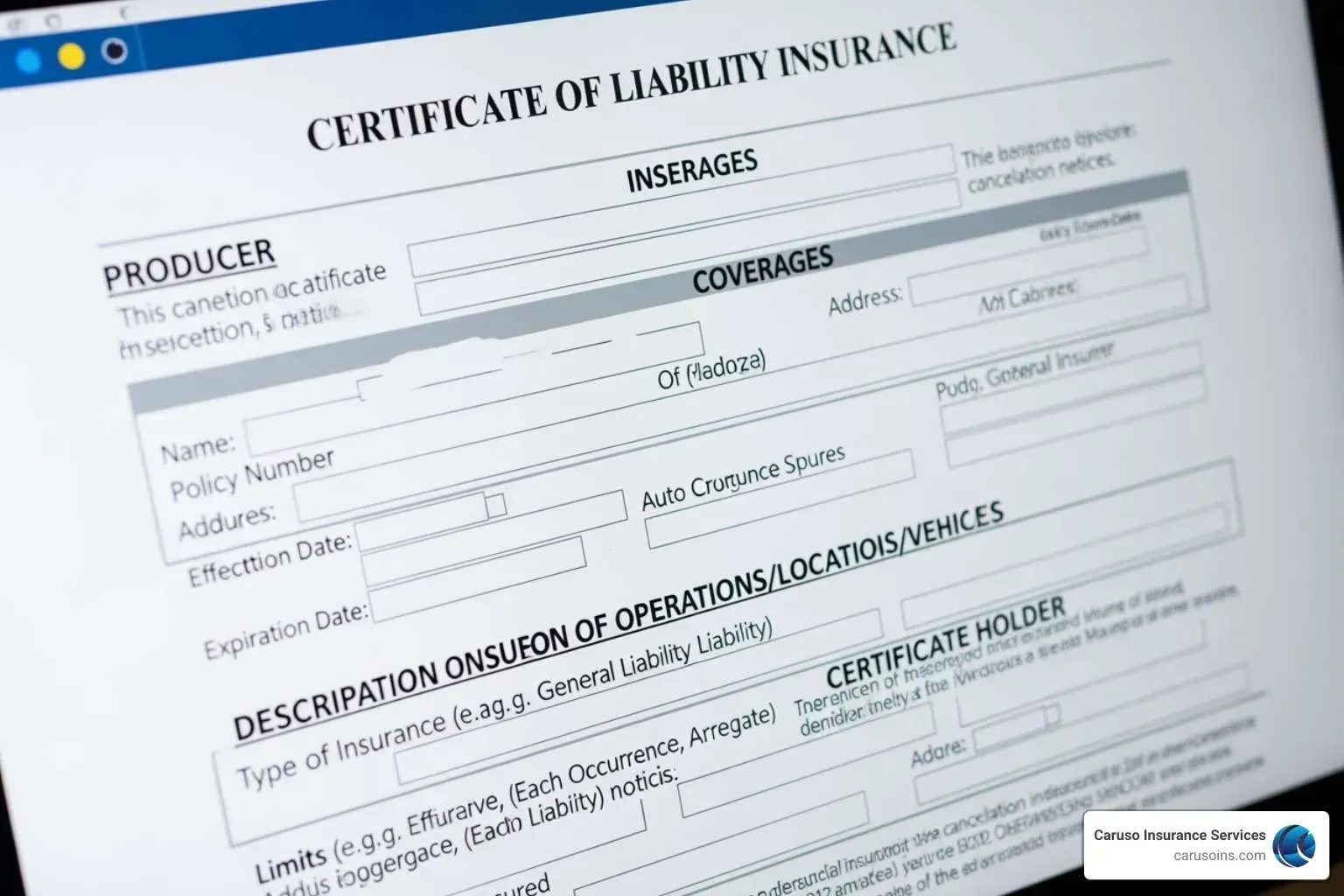 Fillable ACORD Certificate of Insurance 25 Quick Guide