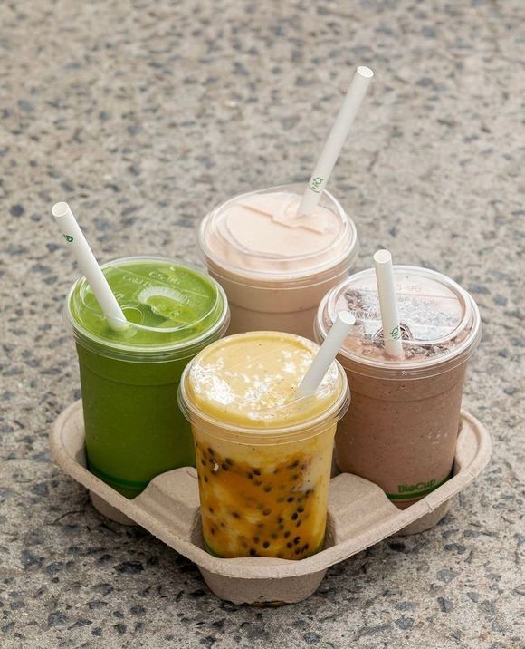 different variety of smoothies