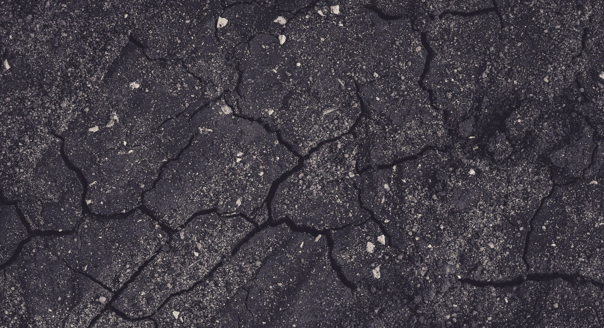 cracked asphalt