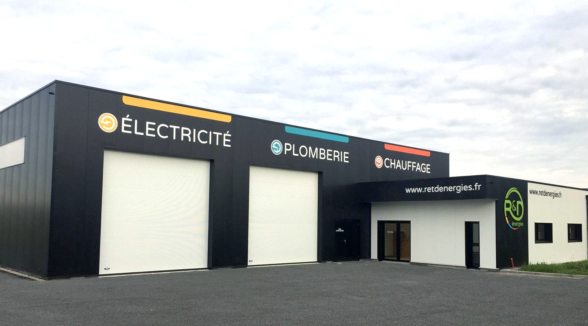 enseigen lettres découpe