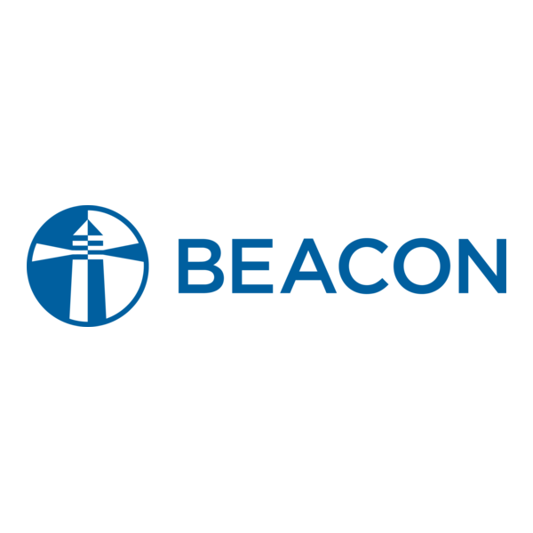 Blue logo: a lighthouse within a circle, next to the word 