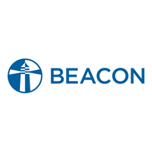 Blue logo: a lighthouse within a circle, next to the word 