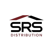 Logo for SRS Distribution: black bold letters