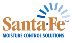 Santa fe moisture control solutions logo on a white background