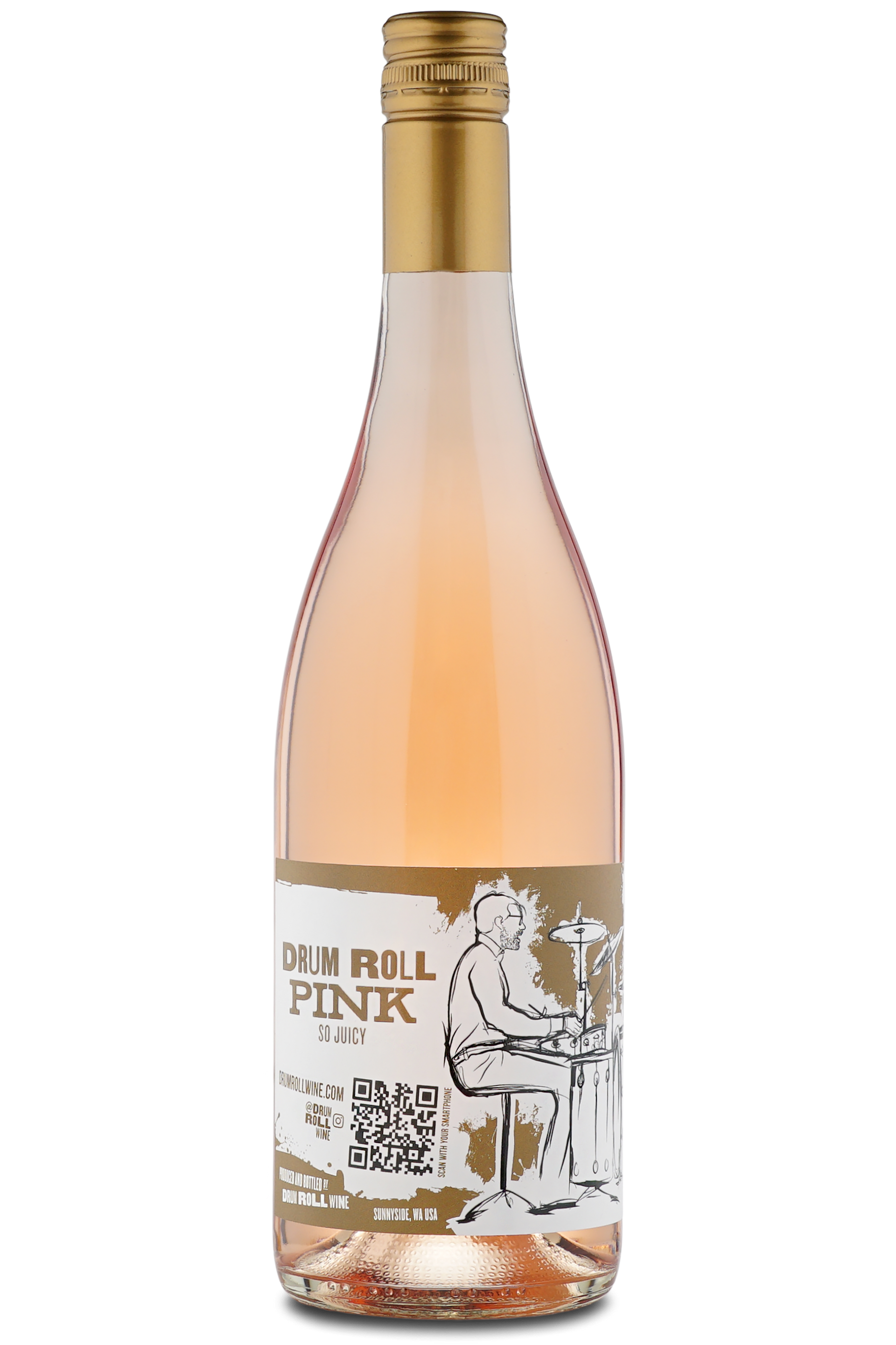 rosé wine bottle