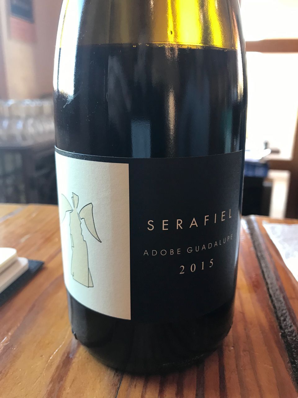 Adobe Guadalupe wine bottle