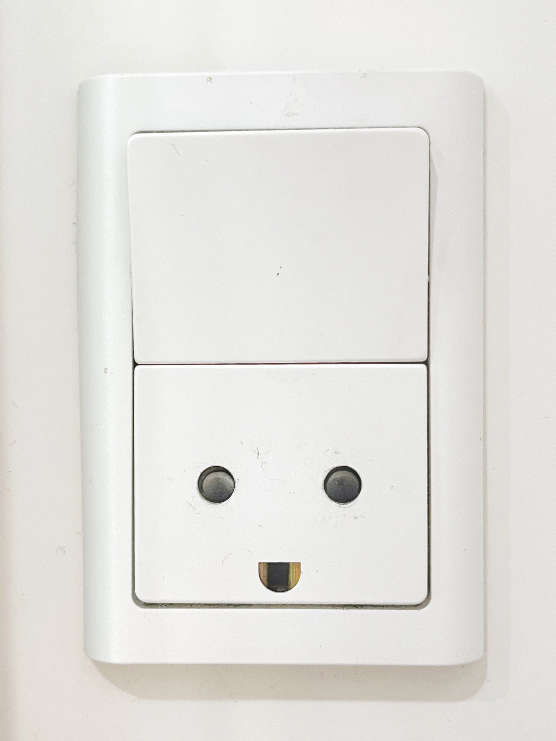 happy electrical outlet