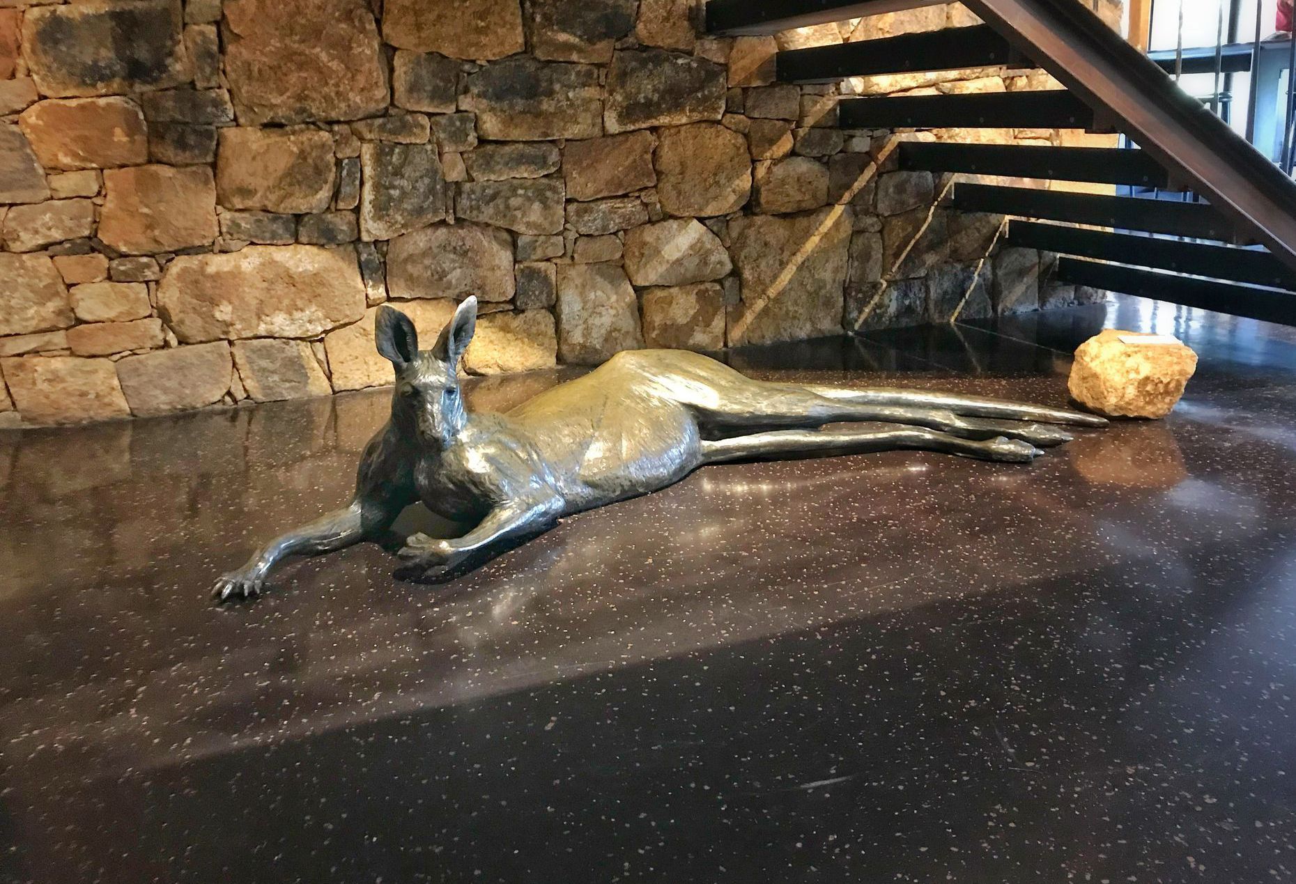 kangaroo sculpture