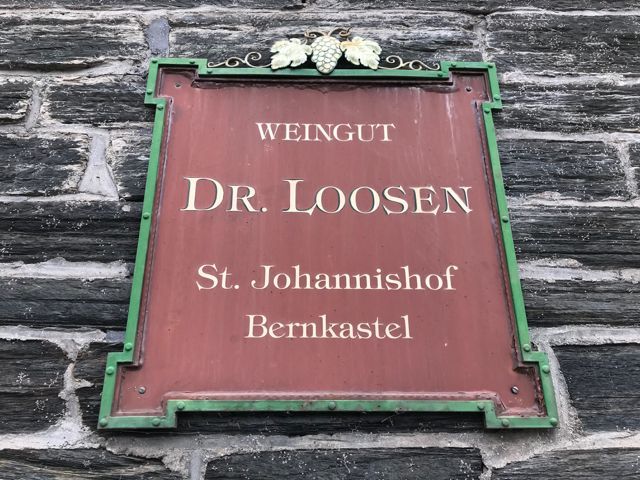 Dr. Loosen winery sign
