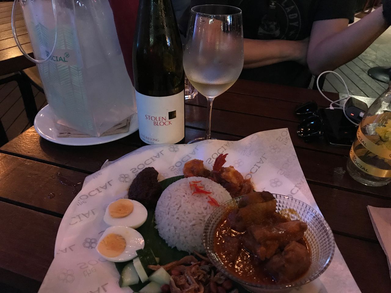 wine with food Malaysia