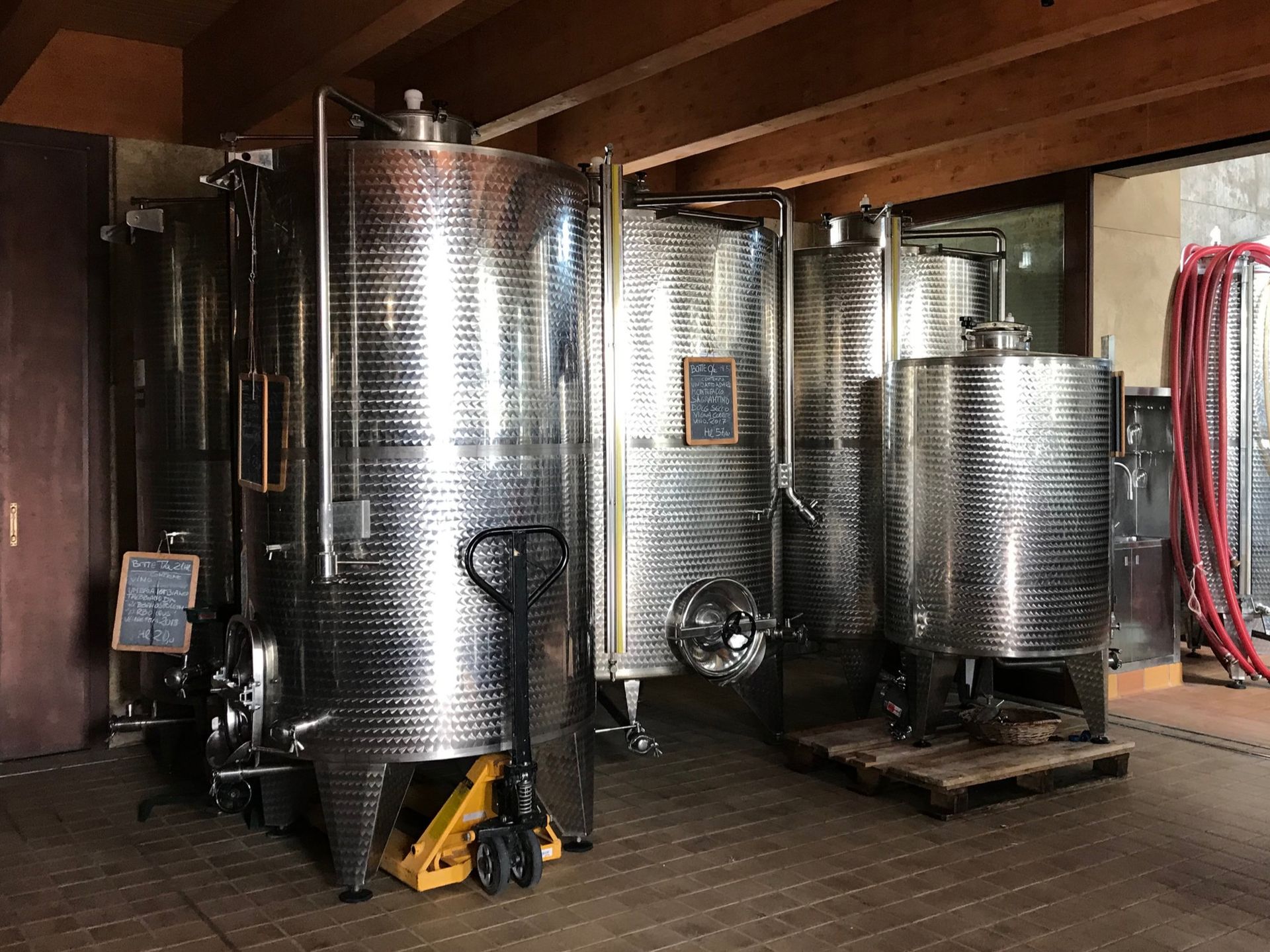 stainless steel wine tanks Italy
