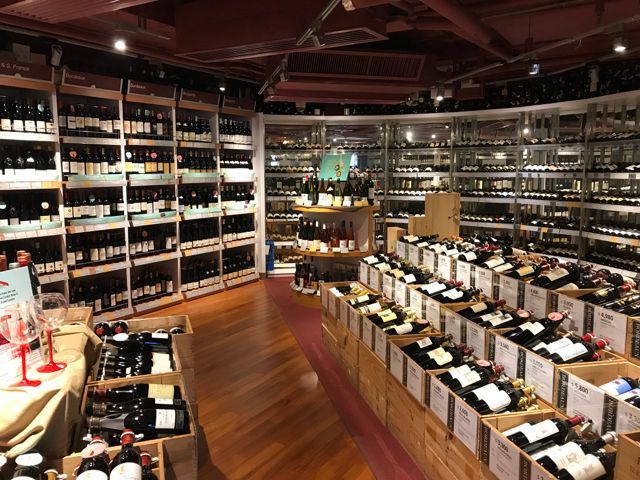 wine shop in Hong Kong