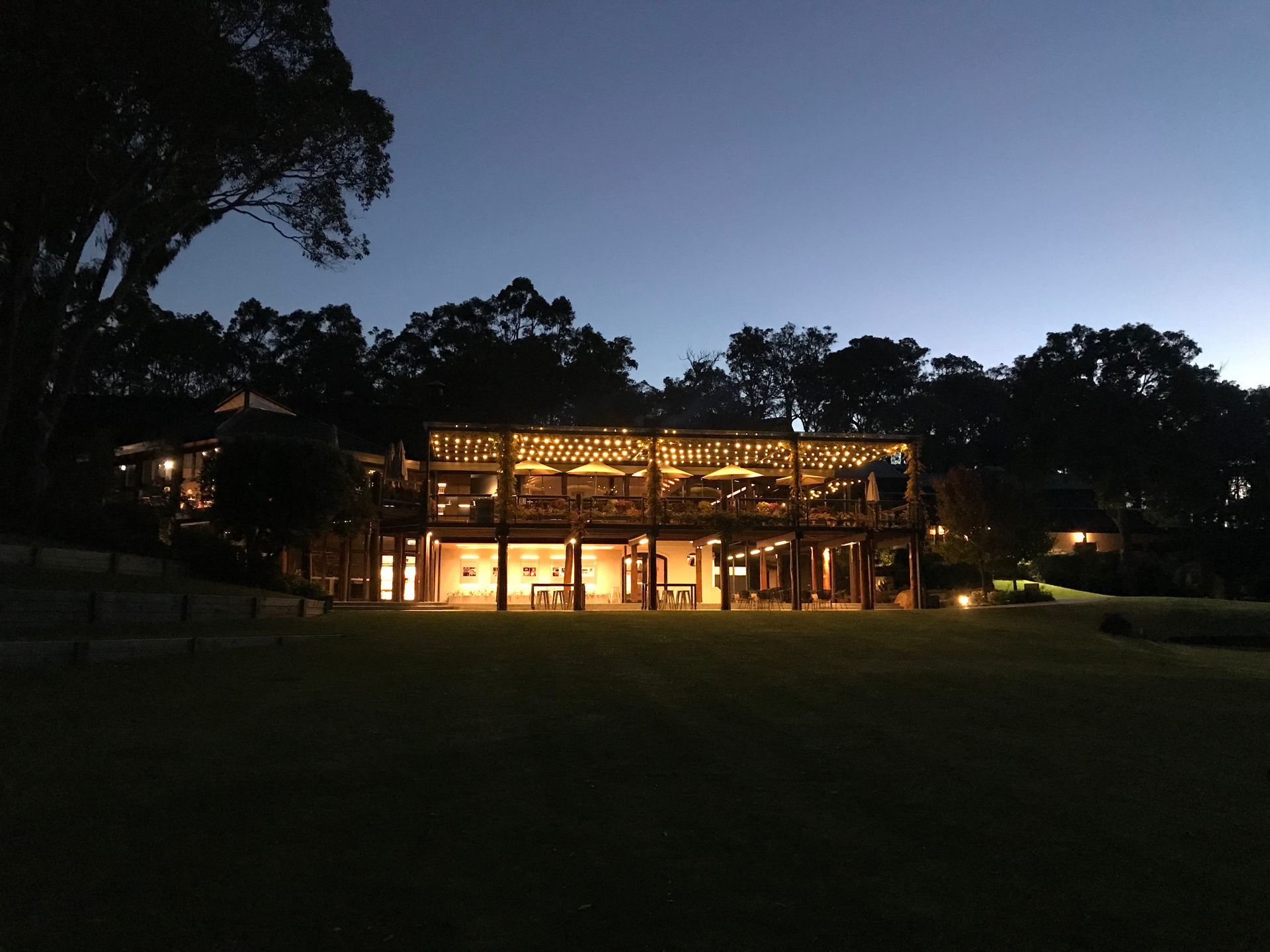 winery at night