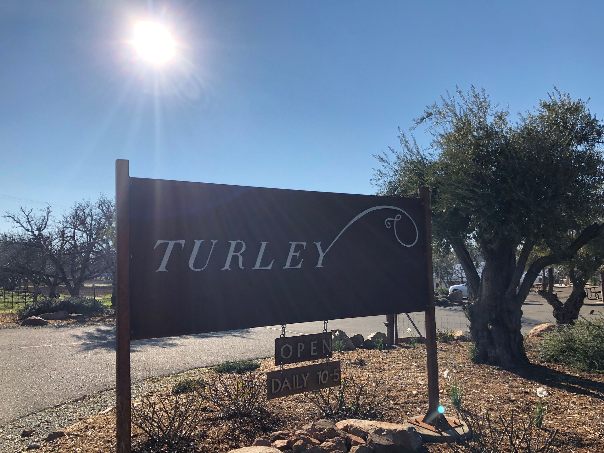 Turley Winery sign