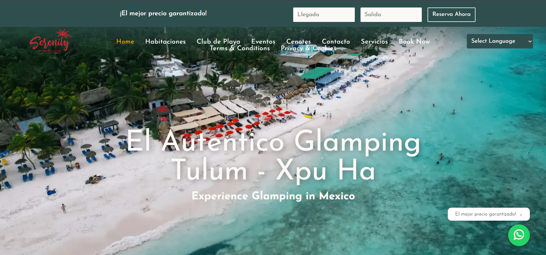 Una vista aérea de un hotel con las palabras 